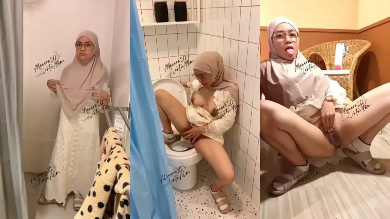 ZEERA Cewek Hijab Binal Nekad Buka Bukaan Di Restoran... poster